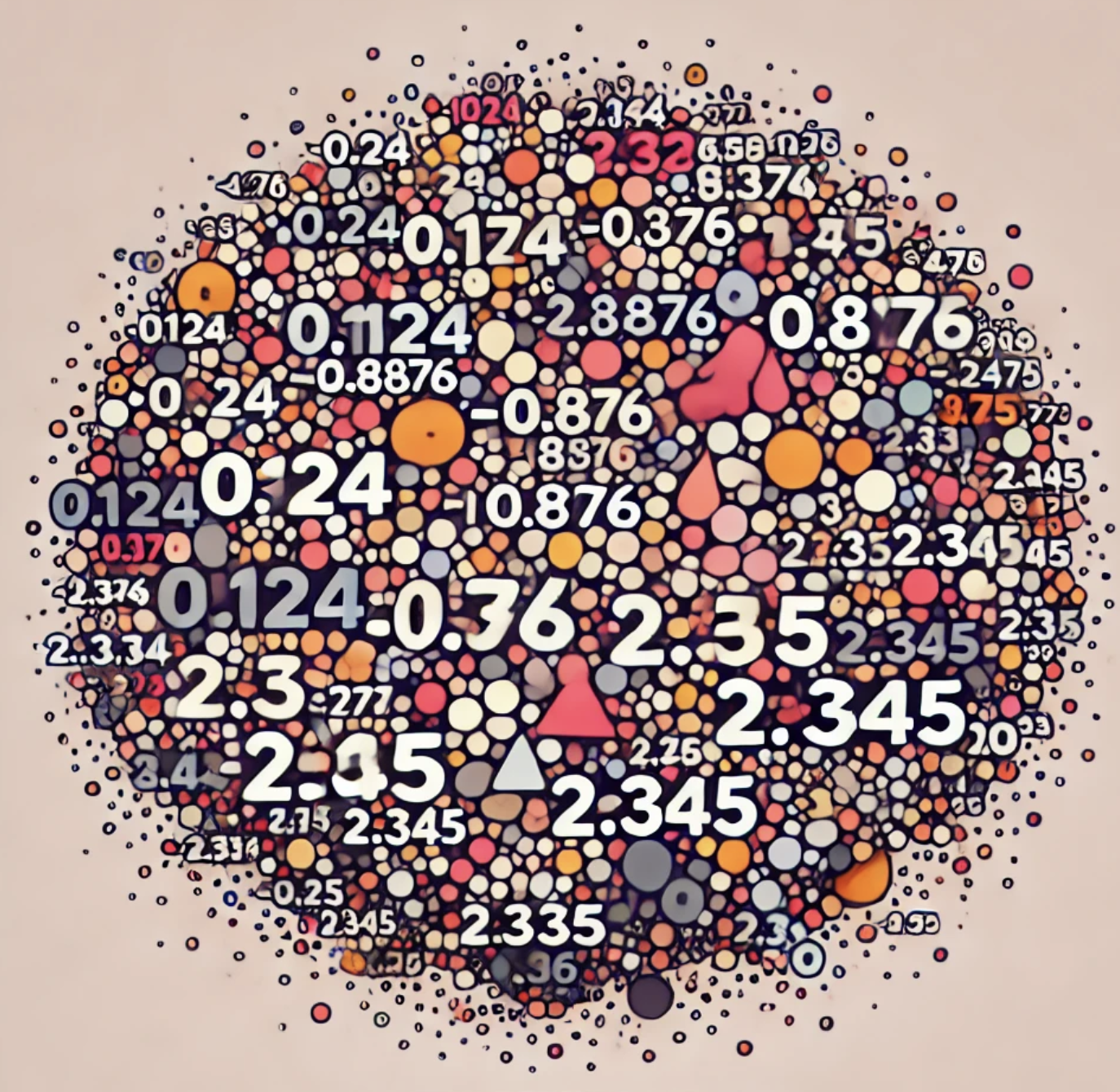 Rețeaua neurală inițială - colecție de numere aleatoare