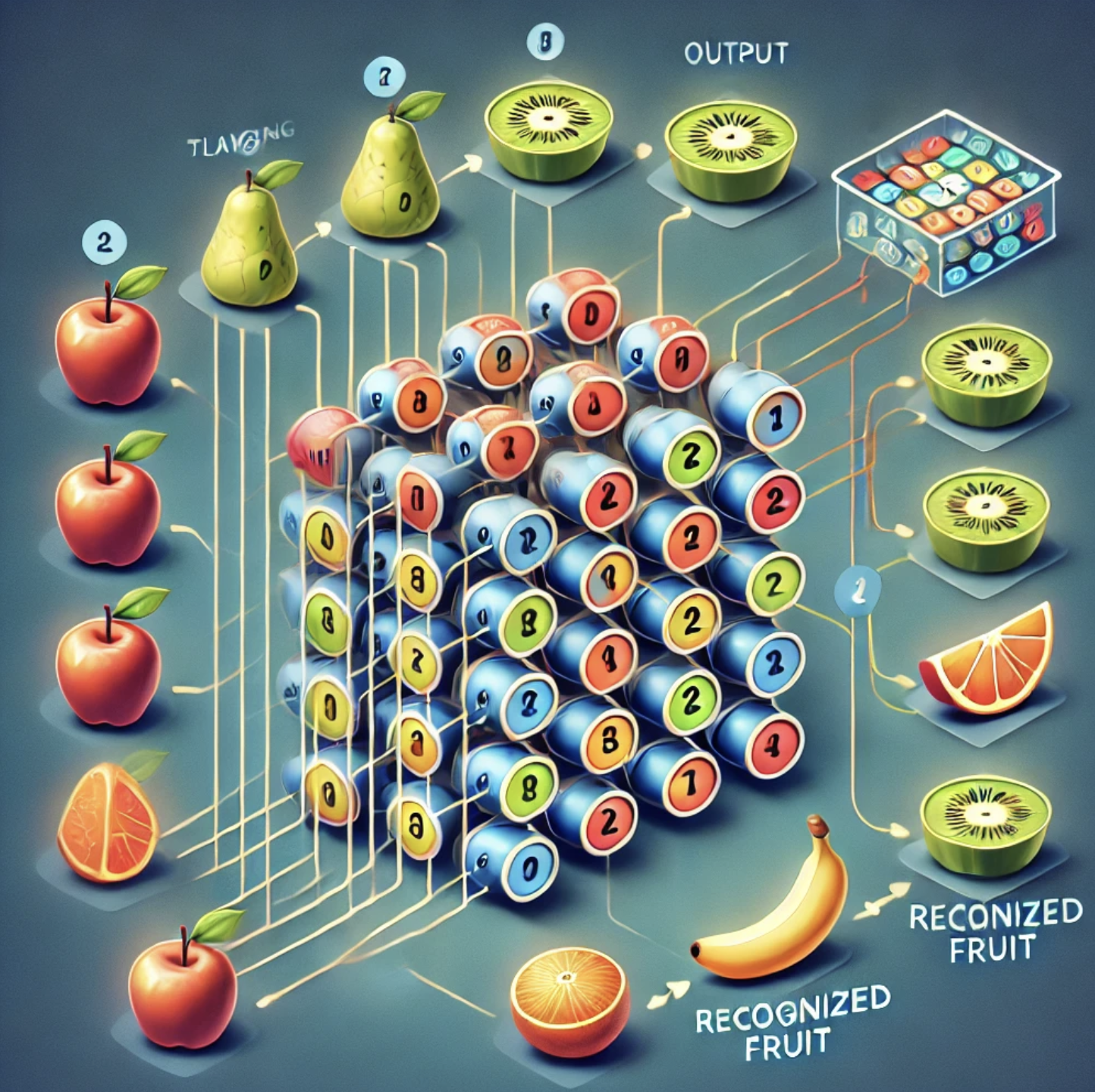 Procesul de antrenare - organizarea numerelor prin învățare