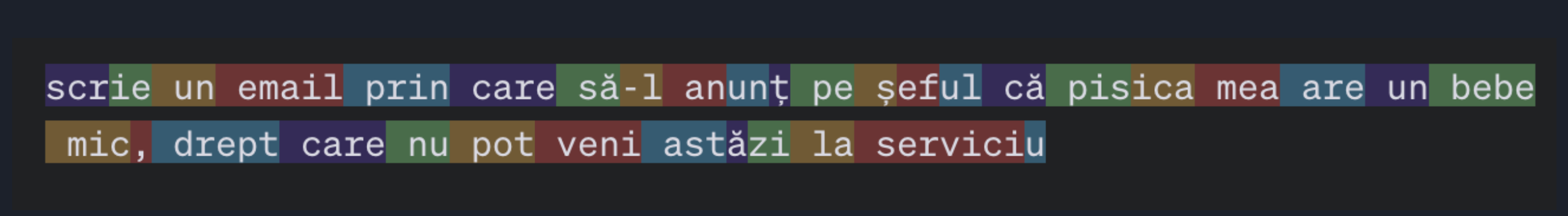Tokenizarea - transformarea cuvintelor în numere